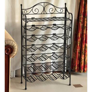 Decorative floor wine discount rack